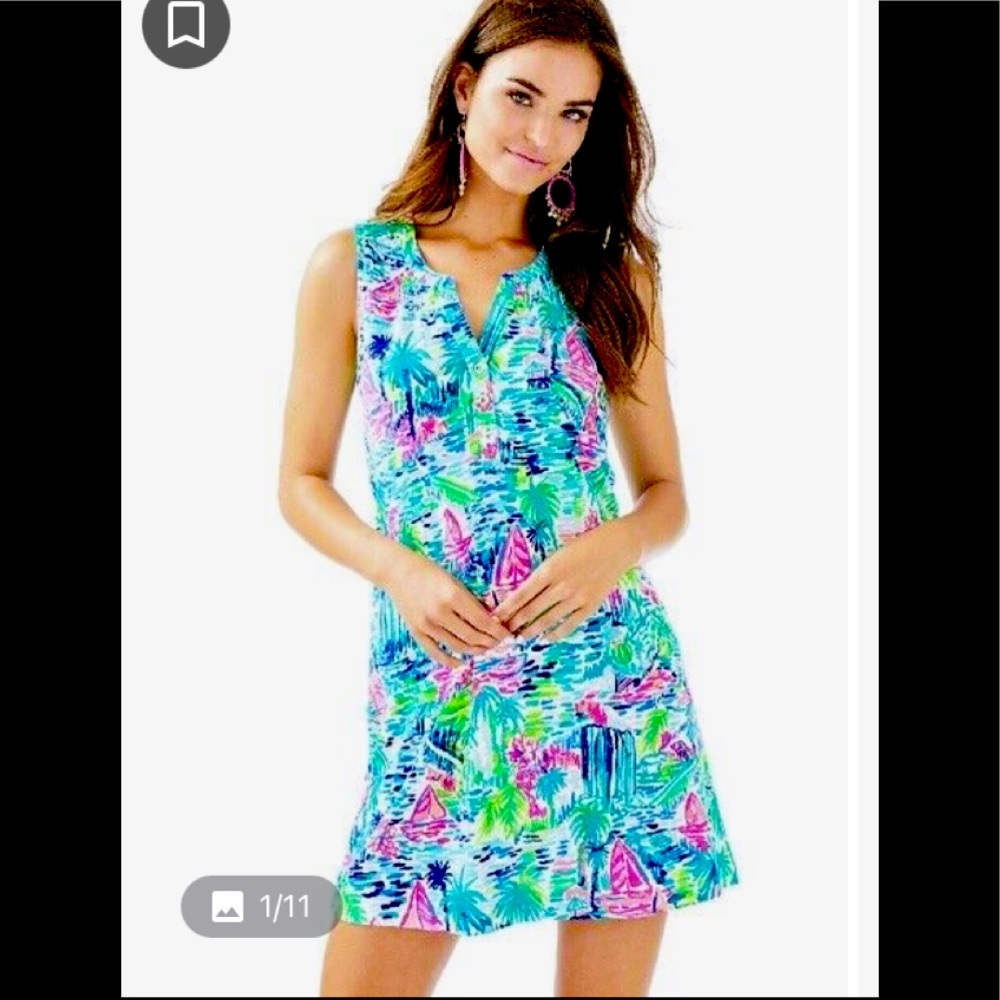Lily Pulitzer Essie Dress, Salt in the Air pattern